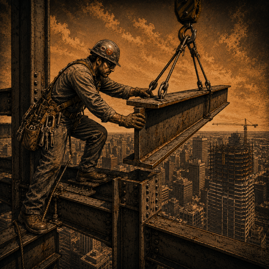 An illustration of a Iron Worker