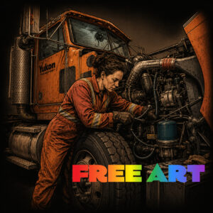 Female Diesel Mechanic