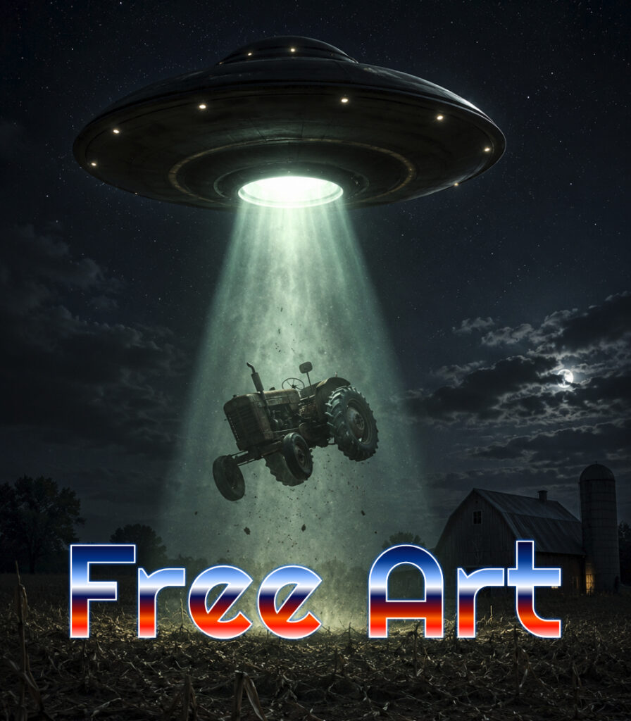 U.F.O. Tractor Abduction